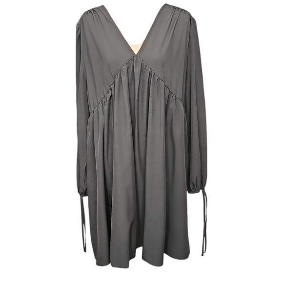 SHEIN VCAY Plus V-neck Knot Cuff Dress 3X - Picture 5 of 11